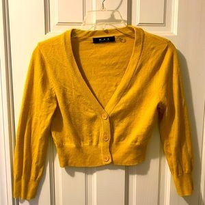 MAK cropped cardigan size large